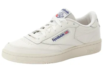 Reebok Classic Sneaker REEBOK CLASSIC CLUB C 85, Herren, Gr. 40, weiss (sanftes wei&szlig;, bla), Leder, Schuhe Sneaker