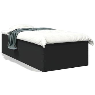 Berkfield Home Bed Frame without Mattress Black 90x200 cm