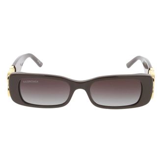 Balenciaga Gafas de sol rectangulares Dynasty - Accessories - Mujer - Marr&oacute;n - ONE SIZE