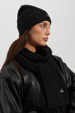 Vivienne Westwood Cashmere Hat Classic, Unisex, Black