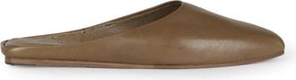 Cortana Jackie Flat Mule - Dames - Slip ons - Groen - 38 EU - Leer - Schoenen