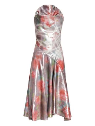 Diesel floral midi dress - Silver