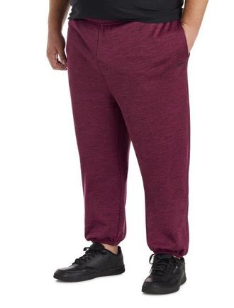Reebok Performance Fleece Joggers in Black Cherry Heather at Nordstrom, Size 6X Big