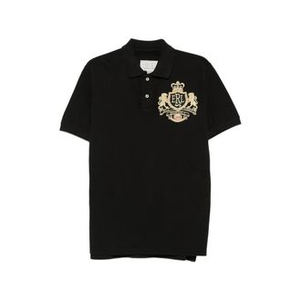 ERL Crest-embroidered Piqu&eacute; Polo Shirt