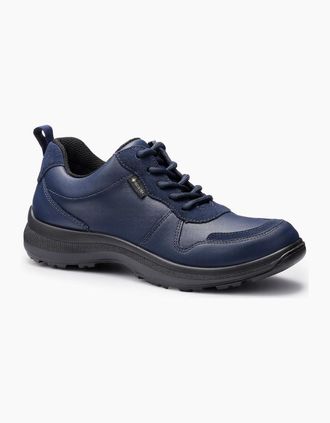 Hotter Womens Haze GTX Womens Shoes - French Navy Leather - Size: 5.5
