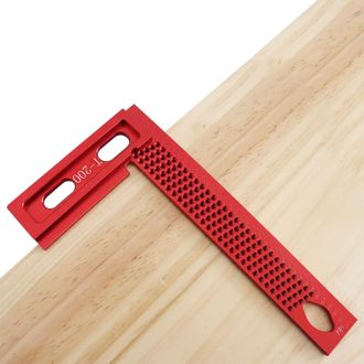 OEM Herramientas De Precisi&oacute;n Para Trabajar La Madera, Regla De Medici&oacute;n De Agujeros Cuadrados De Aleaci&oacute;n De Aluminio, Regla De Posicionamiento De Agujer
