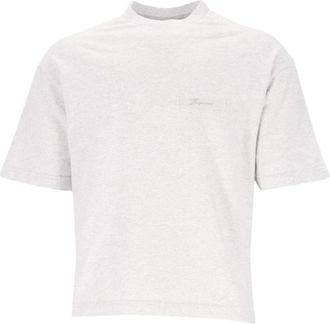 Jacquemus Heren, Tops, Grijs, Maat: XS Katoen