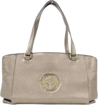 Loewe Pre-owned Tote Bag - Dames - Vintage Handtas - Beige - ONE Size - Leer - Vintage