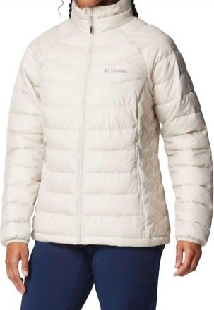Columbia Womens Powder Lite Ii Full Zip Insulated Jacket In Dark Stone
