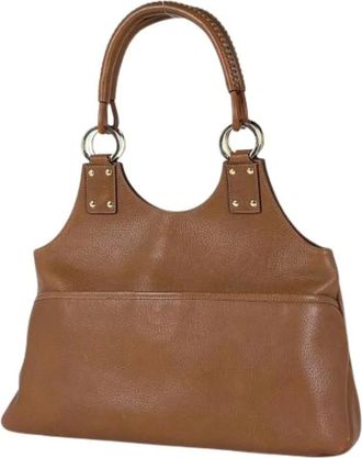 Gucci Pre-owned Handbags, female, Brown, Size: ONE SIZE Pre-owned Vintage Handbag