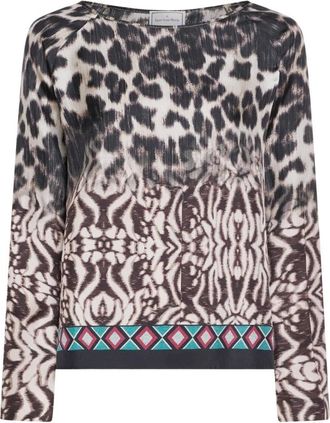 Pierre-Louis Mascia Overhemden, Dames, Bruin, S, Aloe Longsleeve Shirt Zijde
