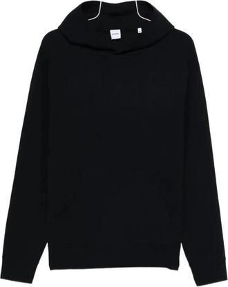 Aspesi Fijn Gebreide Hoodie - Heren - Hoodies - Zwart - M - Katoen - Hoodies & sweatvesten