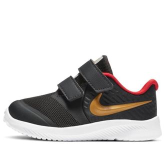 Nike (TD) Nike Star Runner 2 Velcro Dark Smoke Grey Gold AT1803-010