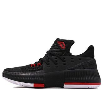 adidas D Lillard 3 Black Scarlet CG4186