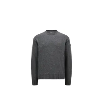 Moncler Wool & Cashmere Sweater Grey Size XXL