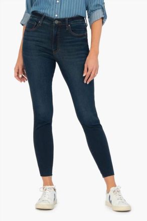 Kut from the Kloth Connie High Rise Ankle Skinny Raw Hem Jean In Alter