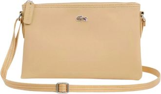Lacoste Bolso bandolera plano L.12.12 Concept - Bags - Mujer - Beige - ONE SIZE