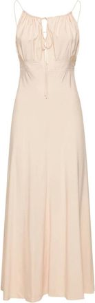 Toteme Kleedjes - Dames - Casual kleedjes - Beige - XS - Kleedjes