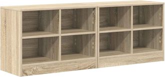 vidaXL Mueble Cama Con Estante 2 Uds. Roble Sonoma 66 X 33 X 48 Cm Vidaxl