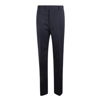 Bottega Veneta Straight Trousers, female, Blue, Size: XS Tailored Straight Leg Trousers