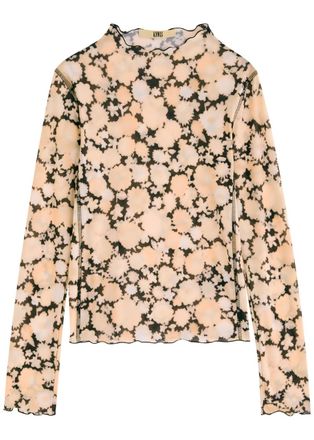 Charlotte Knowles Knwls Halcyon Printed Stretch-jersey top - Multicoloured - M (UK12 / M)