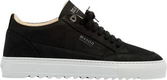 Mason Garments Schoenen, unisex, Zwart, 45 EU, Leer, Tia Sneaker