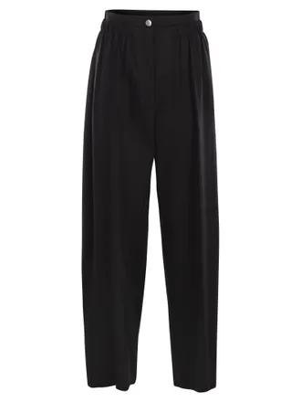 Sportmax Sportmax Quito Wide Leg Trousers In Stretch Wool