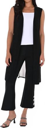 Frank Lyman Design Birgit Pant With Rivet Embellishments In Black