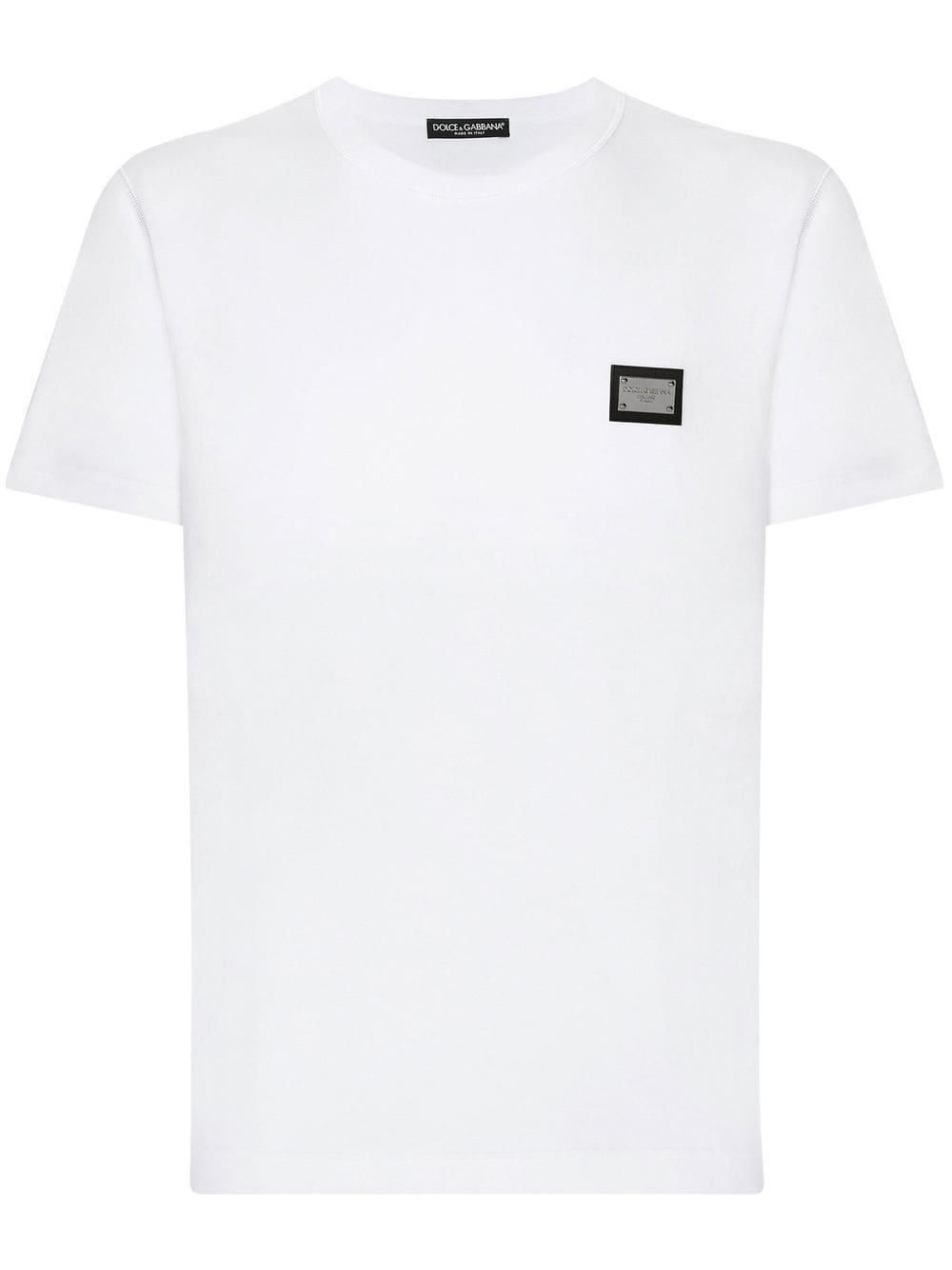 Dolce & Gabbana Piquet T-shirt with DG embroidery Man 48