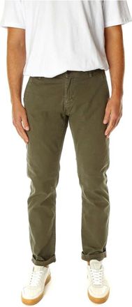 Blue de Gênes Heren, Broeken, Groen, Maat: W29 Katoen