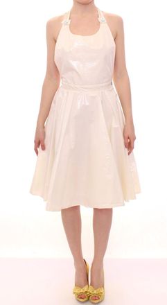 Licia Florio Halterneck Knee Length Tea Womens Dress