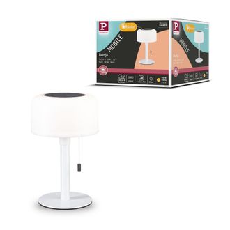 Paulmann L&aacute;mpara De Sobremesa Led M&oacute;vil Bartja Blanco 240 Mm