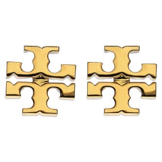 Tory Burch Kira Stud Oorbellen - Dames - Oorbellen - Geel - ONE Size - Accessoires
