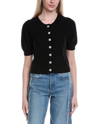 Free People Isla Solid Wool & Cashmere-Blend Cardigan