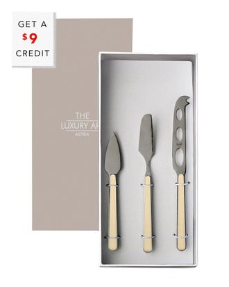 Mepra 3Pc Fantasia Cheese Knives With $9 Credit