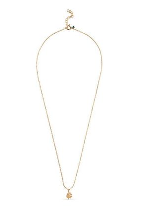 Enamel Copenhagen Four-Leaf Clover Necklace in Gold at Nordstrom