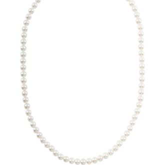 Serge DeNimes Cultured Pearl Necklace in Silver at Nordstrom
