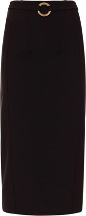 Just Cavalli Midi Pencil Skirt With Ring Detail