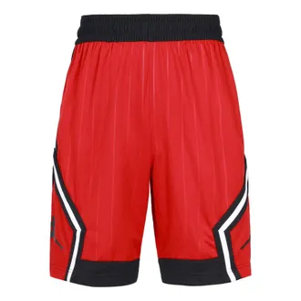 Nike Jordan Air Jordan Jumpman Diamond Basketball Sports Printing Loose Breathable Shorts Red DH9497-687