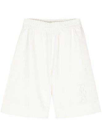 Emporio Armani Shorts sportivi con ricamo - Toni neutri