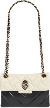 Kurt Geiger Mini Kensington Leather Convertible Shoulder Bag in Charcoal at Nordstrom Rack