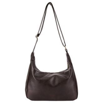 Generic PU Leather Crossbody Bag Retro Shoulder Bag Large Commute Tote Handbag (Coffee) (Coffee)