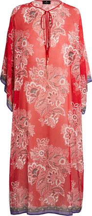 Etro Floral Print Midi Kaftan