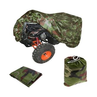 OEM Funda Protectora Para Exteriores De 210 &times; 120 &times; 115 Cm Para Atv, Motocicleta, Quad, Impermeable, Resistente A Los Rayos Uv, Camuflaje, Funda Resistent