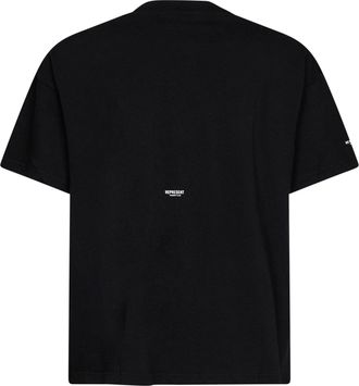 Represent Mens T-Shirt Micro Owners Club Black Cotton T-Shirts And Polos