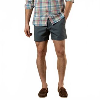 Duck Head Gold School Chino Short In Stormy Blue