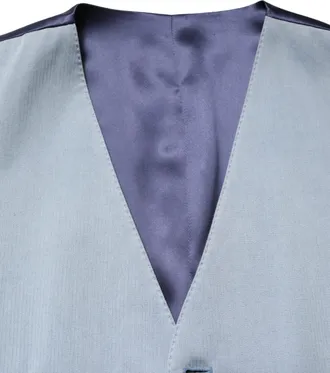 Dolce & Gabbana Gray Wool Single Breasted Men Waistcoat Mens Vest