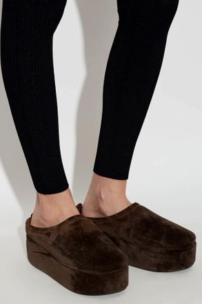 Balenciaga Platform Slides Alaska, Womens, Brown