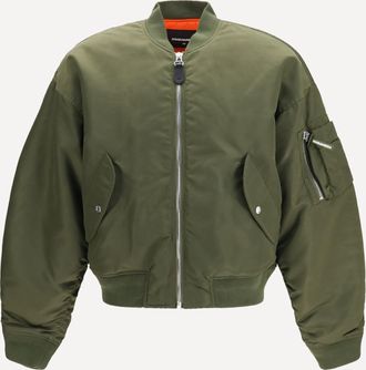 Dsquared2 80s Nylon Bomber Jacket Male 46