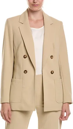 Anne Klein Faux Double Breasted Jacket